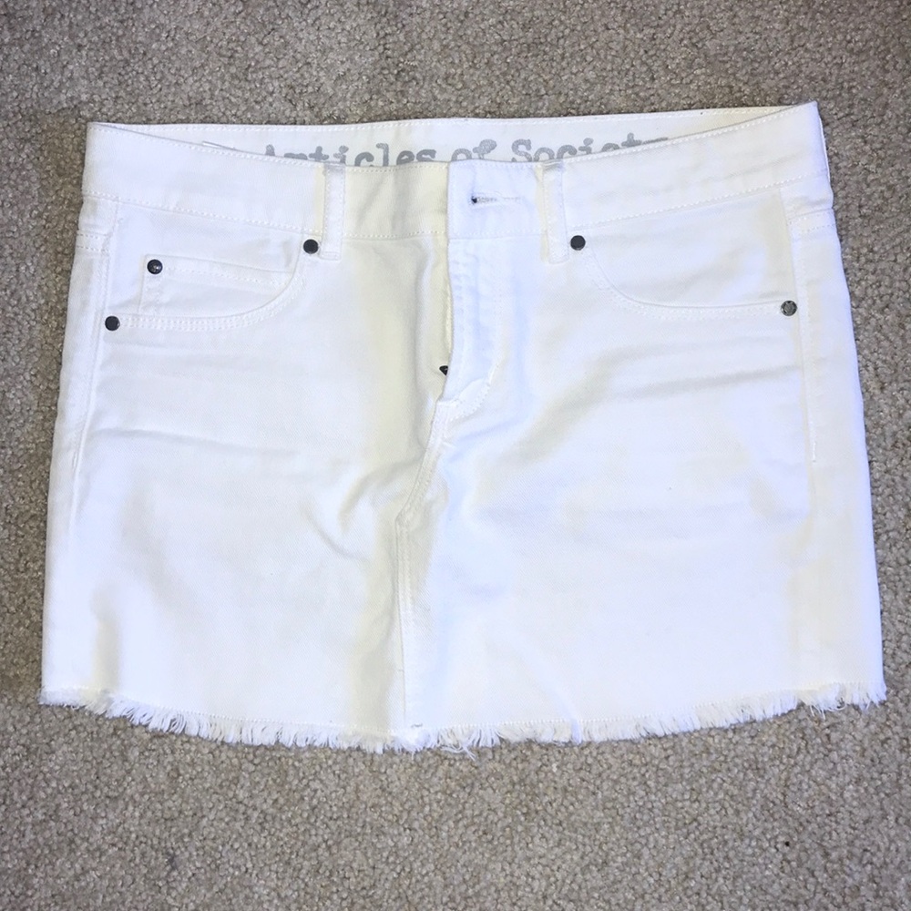 White short skirt LA new!!